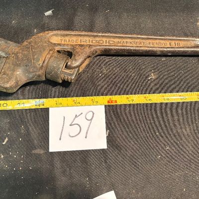 vintage RIDGID E18 heavy-duty pipe Wrench