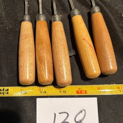 5 Wood Carving Chisels - Woodworking