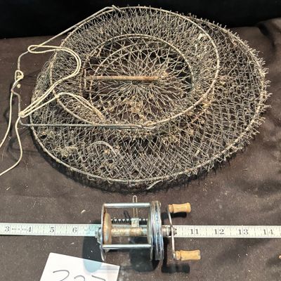 vintage Pflueger Trump fishing reel and more