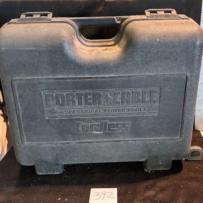 Empty black molded plastic case