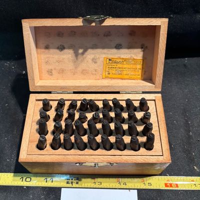 Pittsburgh 36-Piece 1/8" Stamping Punch Set.