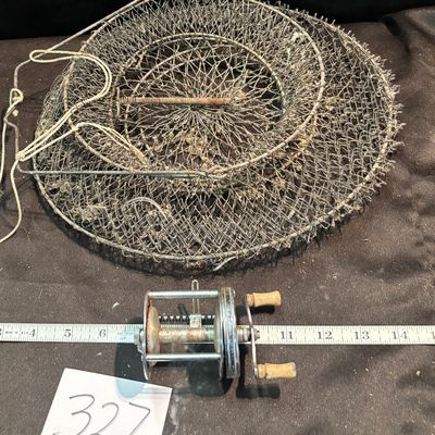 vintage Pflueger Trump fishing reel and more