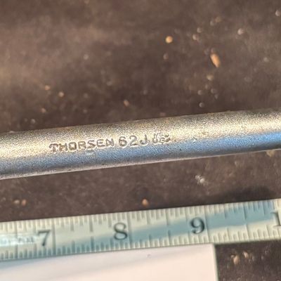 Vintage Thorsen 62J 3/8 Drive 16 in Long Speed Handle Wrench, Made in USA