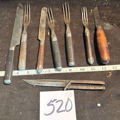 19th-century flatware