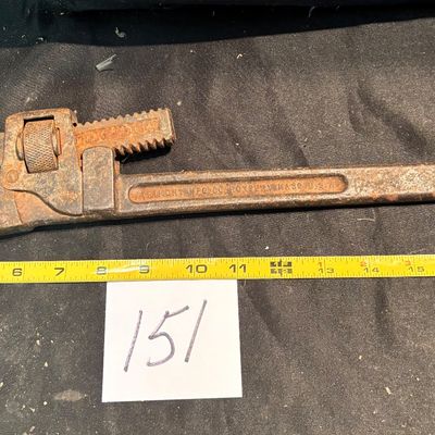 vintage Trimont Manufacturing Pipe wrench