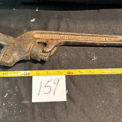 vintage RIDGID E18 heavy-duty pipe Wrench