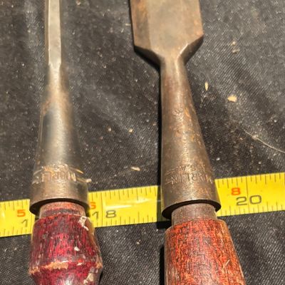 Vintage Wood Chisel Tool Assorted Brands