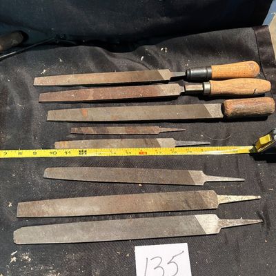Vintage Machinist File Lot – Mixed Hand Files Metalworking