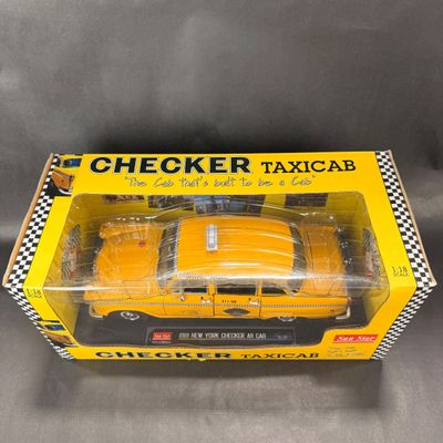 078 | 1981 NY Yellow Checker Taxicab | Sun Star | 1:18