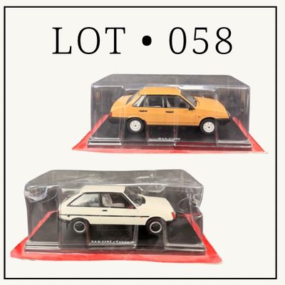 058 | Two Vintage USSR Auto Legends | VAZ-21099 | ZAZ-1102