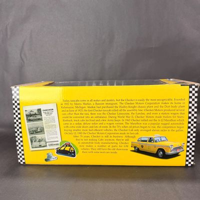 078 | 1981 NY Yellow Checker Taxicab | Sun Star | 1:18