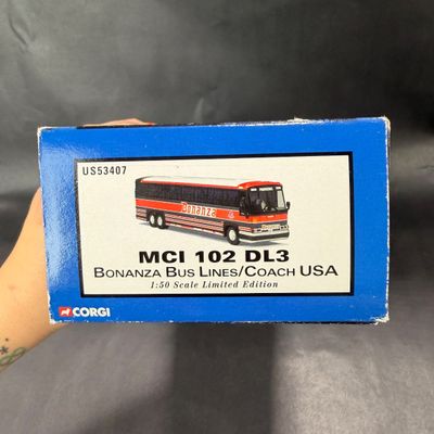 072 | Bonanza Coach Bus | CORGI | 1:50