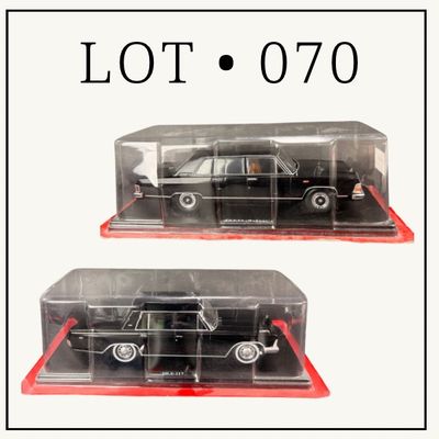 070 | Two Vintage USSR Auto Legends | GAZ-14 & ZIL-117 Limousines