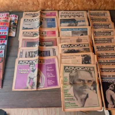 Collection of Vintage Issues of The Advocate