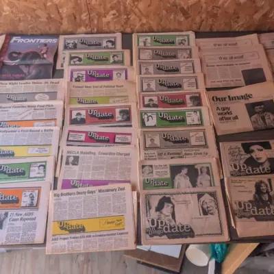 Large archive of vintage community and alternative newspapers