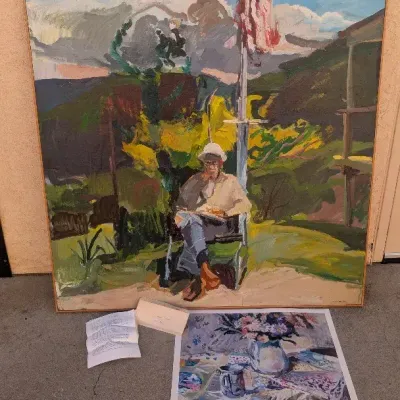 Original painting by Artist Geer Morton