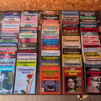 Very Large Collection of Christopher Street Magazines