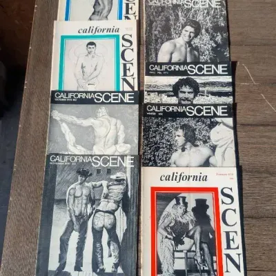 Collection Of California Scene Magazine, gay interest and erotic photography