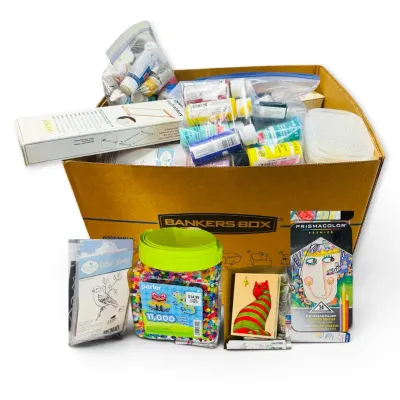 Peeler, Stamps, Paints & More Craft Supplies