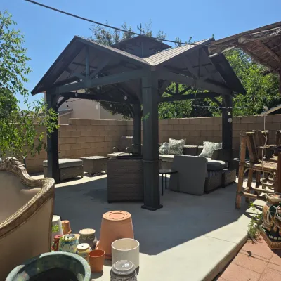 Gazebo is sold 