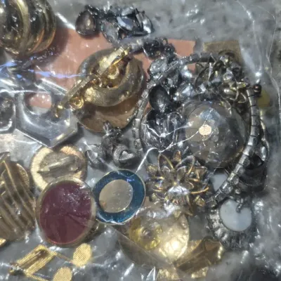 Lane Chest full of gold tone Necklaces & Earrings ~