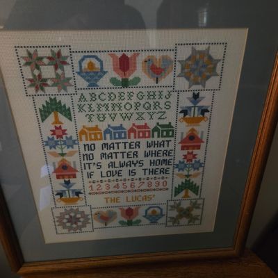 Personalized Cross-Stitch Sampler "The Lucas"