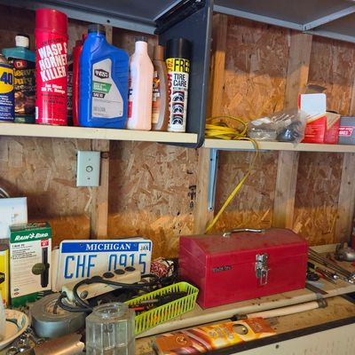 Assorted Garage and Household Supplies