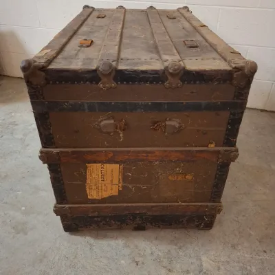 Two Steamer Trunks