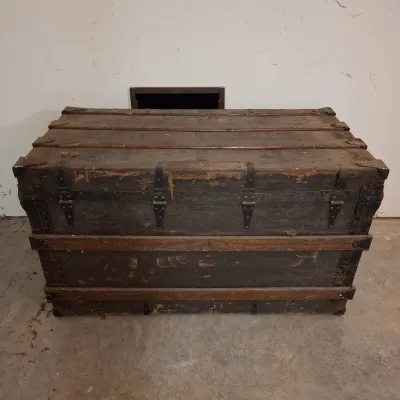 Two Steamer Trunks