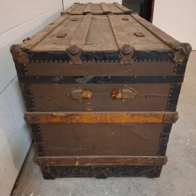 Two Steamer Trunks