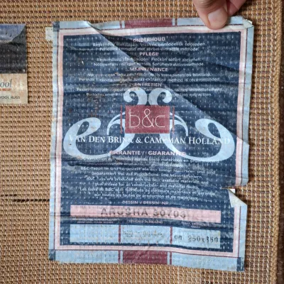 12' x 8' Van Den Brink & Campman Holland Rug-Arusha Collection