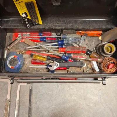 Craftsman Rolling Tool Cart & Box W/Contents