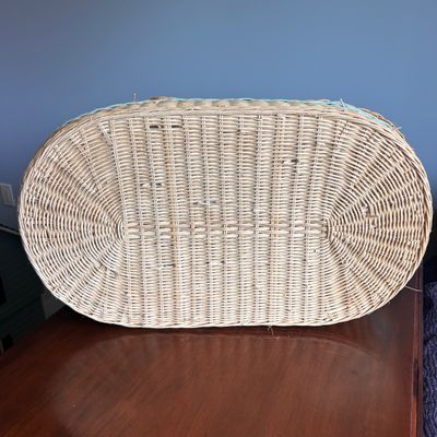 Moses Woven Wicker Bassinet