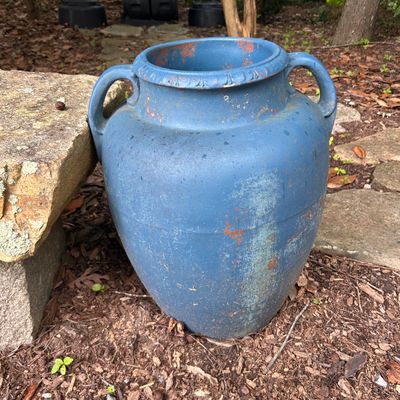 Large Blue Pots