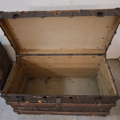 Two Steamer Trunks
