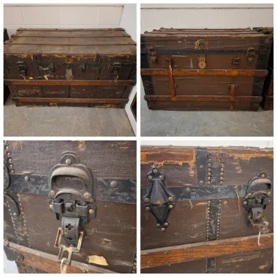 Two Steamer Trunks