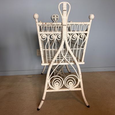 Vintage Wicker Cradle