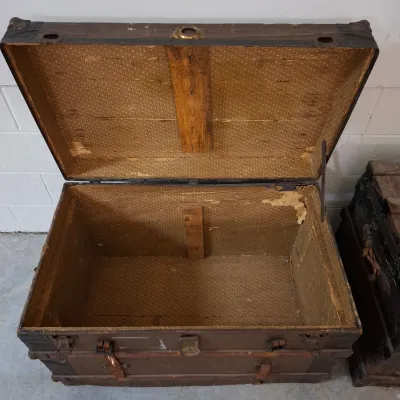 Two Steamer Trunks