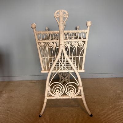 Vintage Wicker Cradle