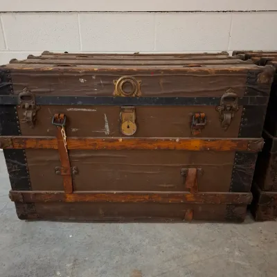 Two Steamer Trunks