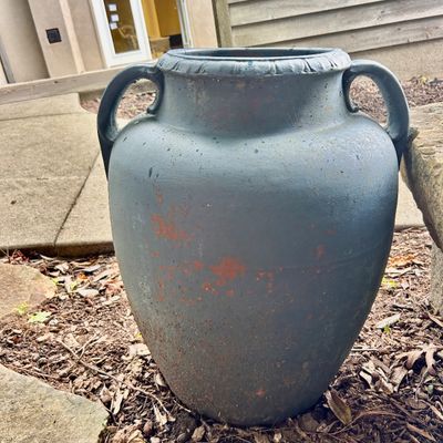 Large Blue Pots