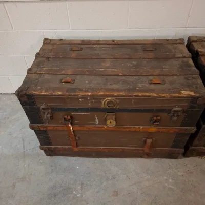 Two Steamer Trunks