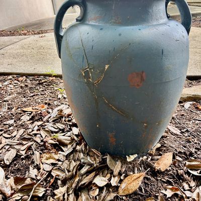 Large Blue Pots