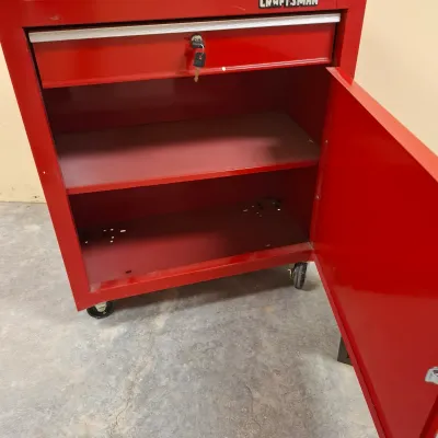 Craftsman Rolling Tool Cart & Box W/Contents