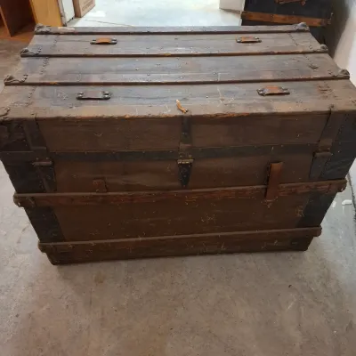 Two Steamer Trunks