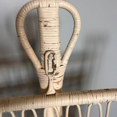 Vintage Wicker Cradle