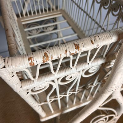Vintage Wicker Cradle