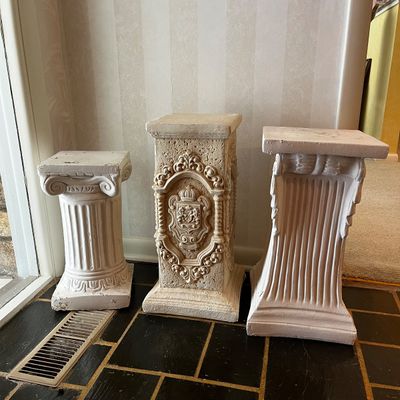 Plaster Column Pedestals (E-KA)