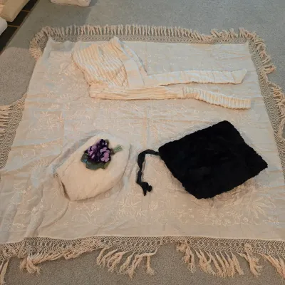 Vintage Muffs, Hood & Shawl (LR-JS)