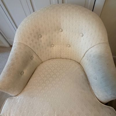 Two Tufted Back Upholstered Armchairs (BR2- BC)